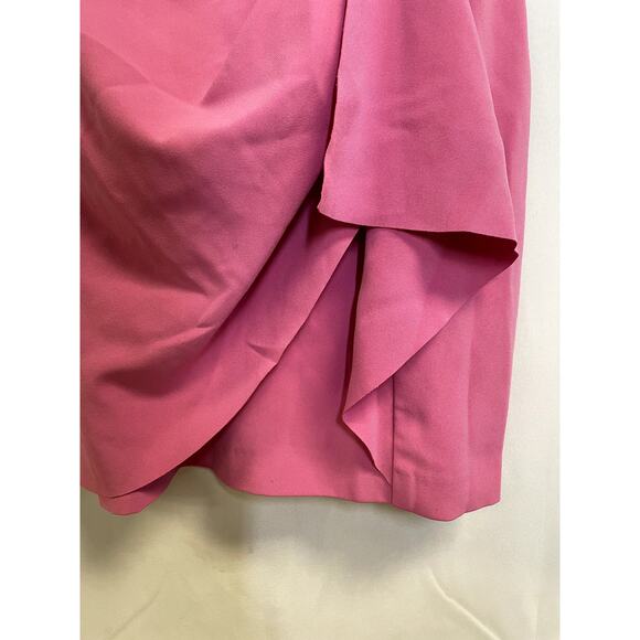 PARKER BLACK Myrtle Draped Mini Bodycon Dress in Orchid Pink Size 2 $298 - Picture 4 of 15